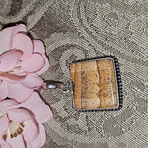 New Picture jasper pendant - Picture 1 of 8